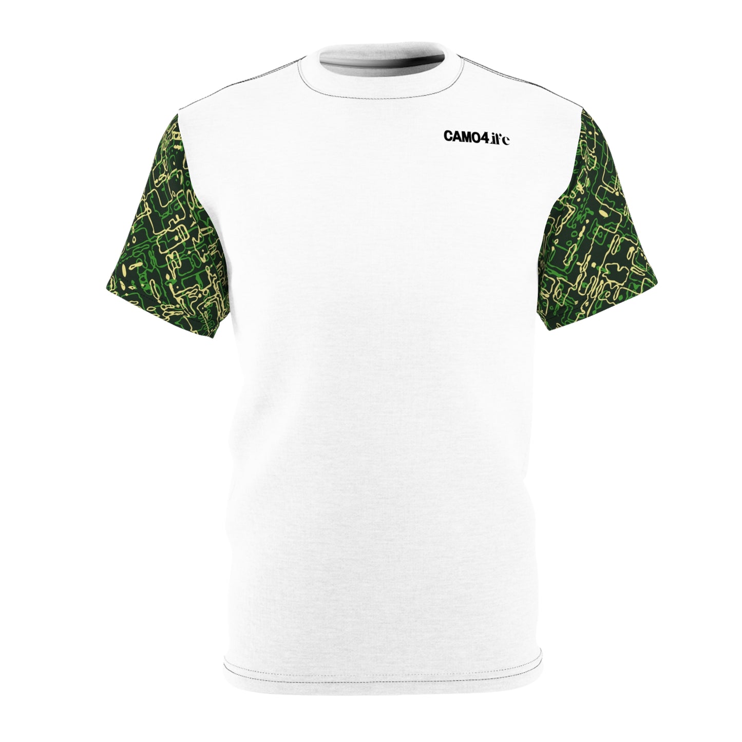 Men's Cut & Sew Tee - Circuit Board Camo Opt.3