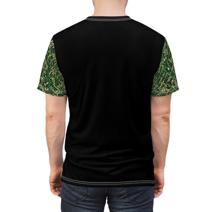 Men's Cut & Sew Tee - Circuit Board Camo Opt.3