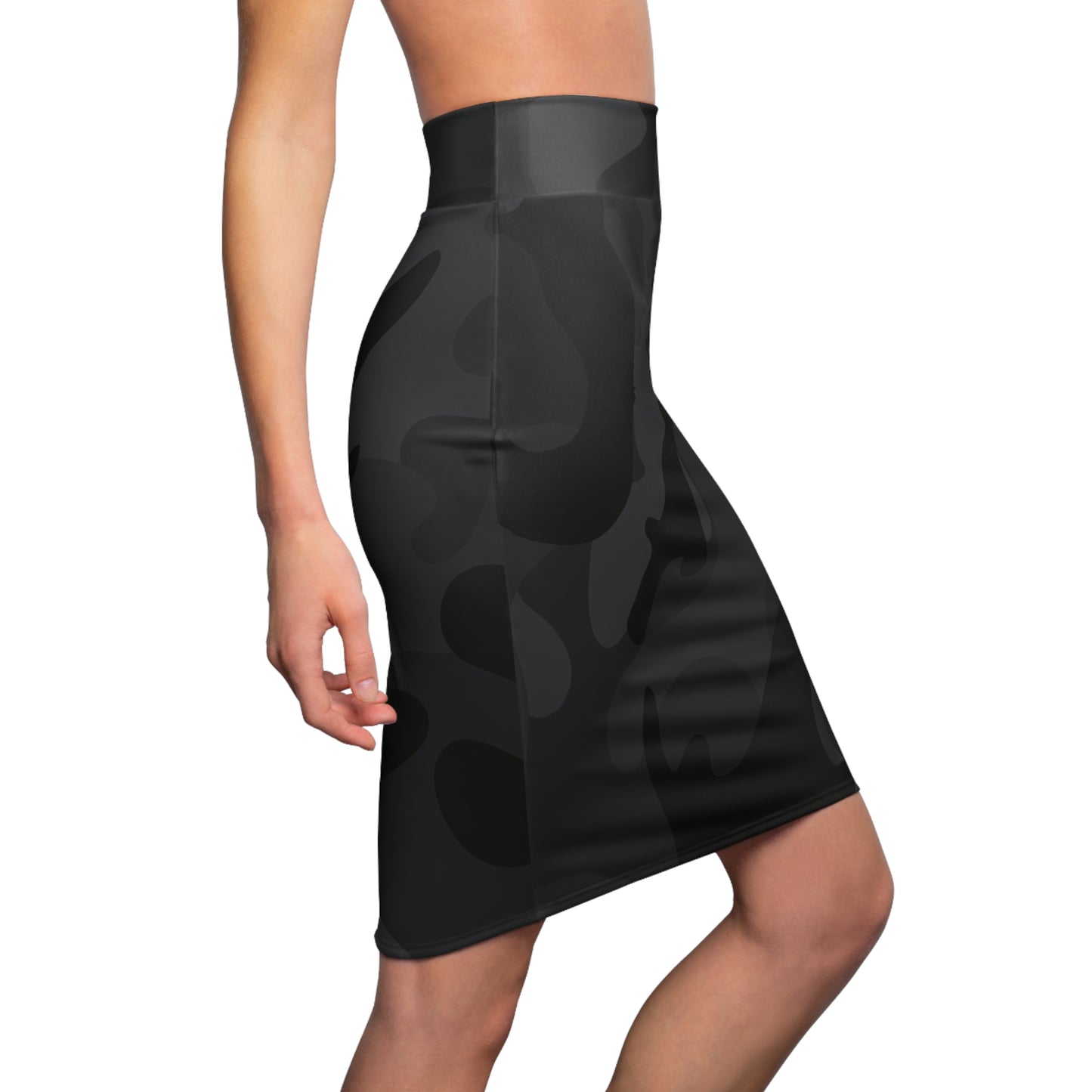 Pencil Skirt - Urban Night Camo