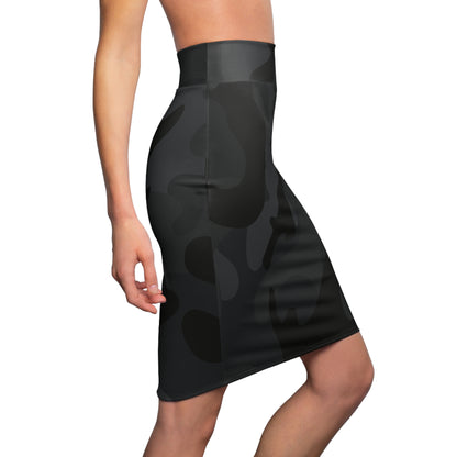 Pencil Skirt - Urban Night Camo