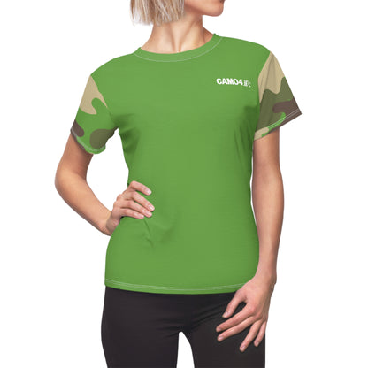 Women's Cut & Sew Tee - DBDU Camo - Opt.3 Green