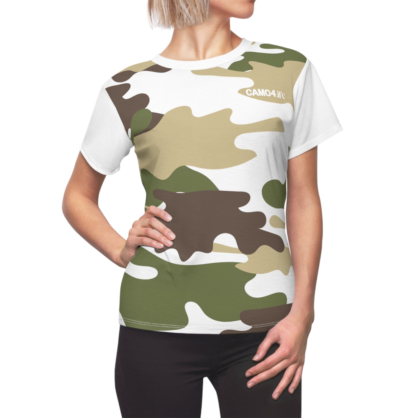 Women's Cut & Sew Tee - DBDU Camo