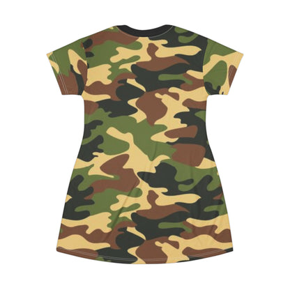 T-Shirt Dress - DPM Camo - Opt.2 Black