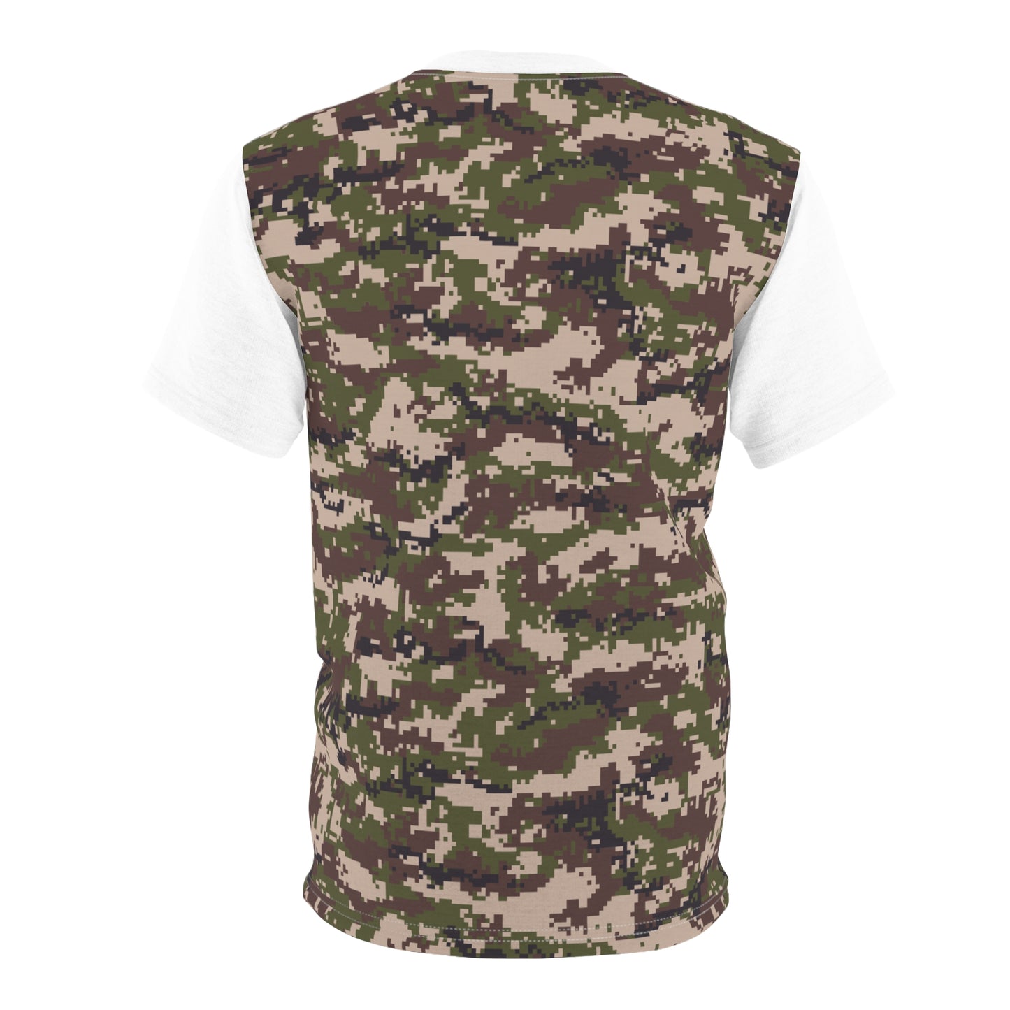 Men's Cut & Sew Tee - Digital Woodland Camo Opt.2