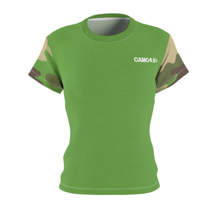 Women's Cut & Sew Tee - DBDU Camo - Opt.3 Green