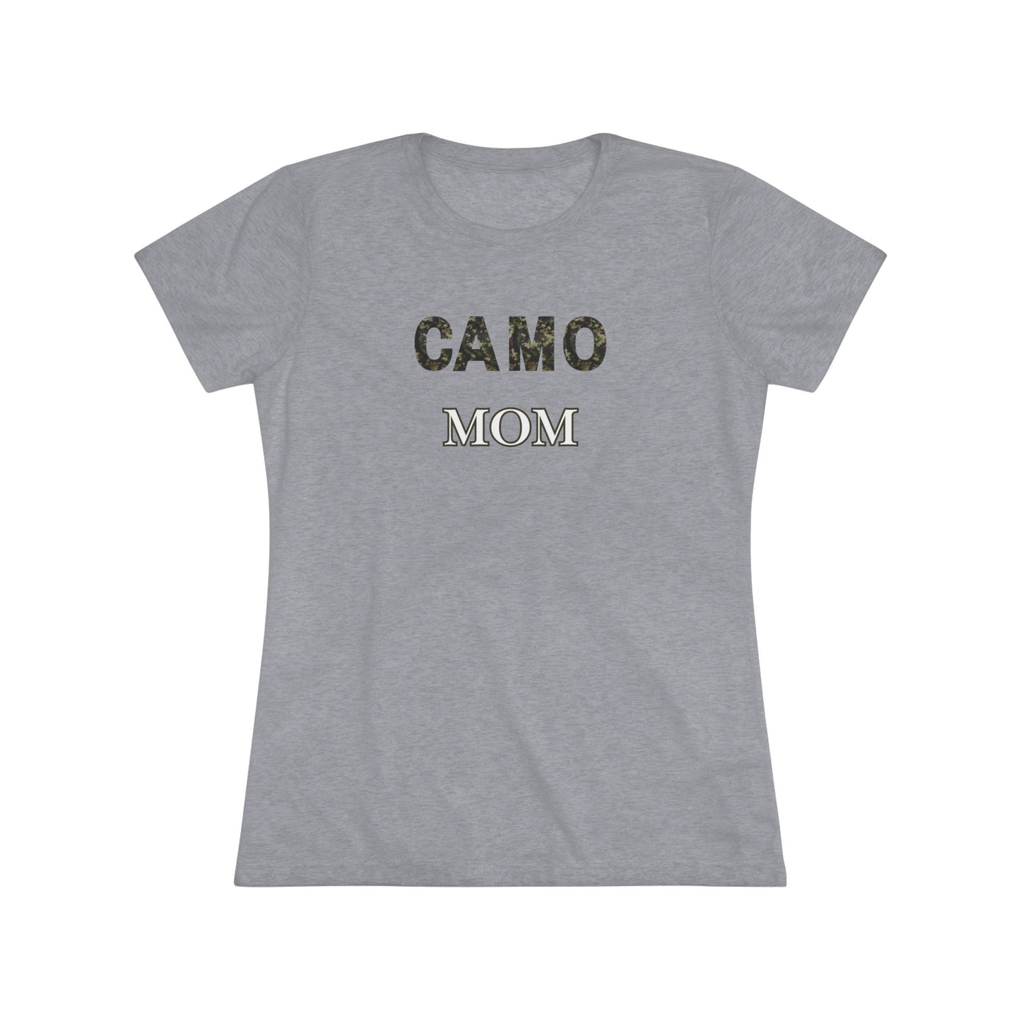 Camo Mom - Women's Triblend Tee