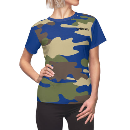 Women's Cut & Sew Tee - DBDU Camo Pink