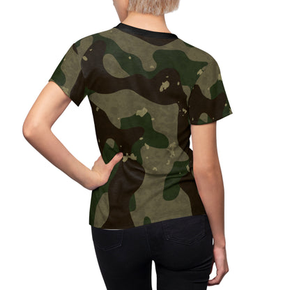 Women's Cut & Sew Tee - Duck M81 Woodland Opt.2