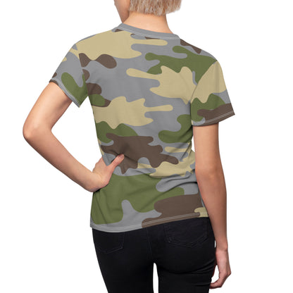 Women's Cut & Sew Tee - DBDU Camo - Opt.2 Gray