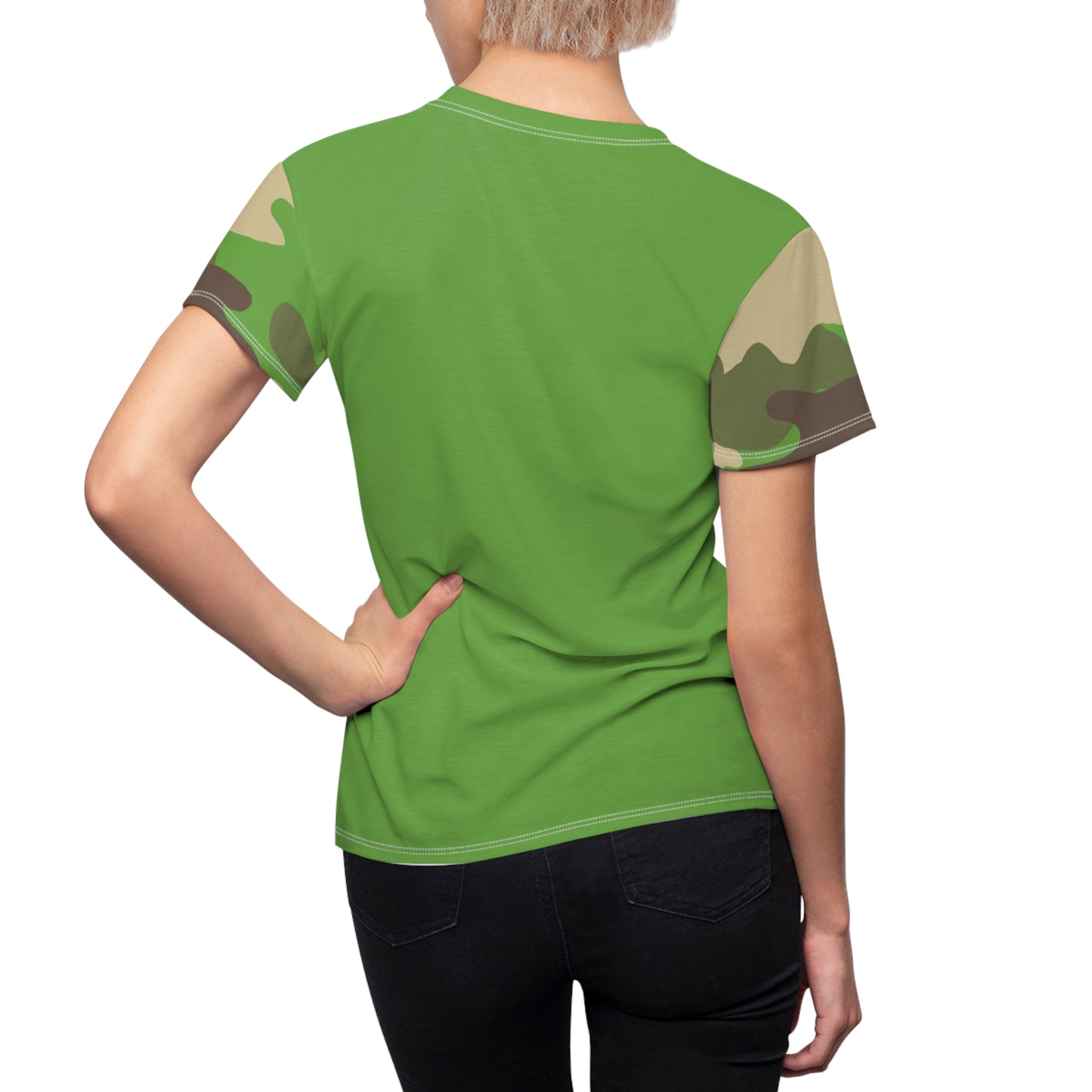 Women's Cut & Sew Tee - DBDU Camo - Opt.3 Green