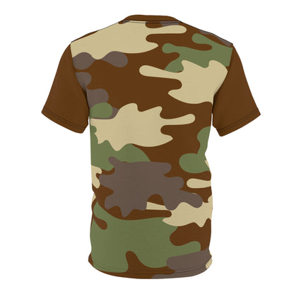 Men's Cut & Sew Tee - DBDU Camo Opt.2 GRY/BRN