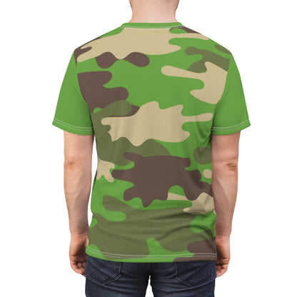 Men's Cut & Sew Tee - DBDU Camo Opt.2 GRN