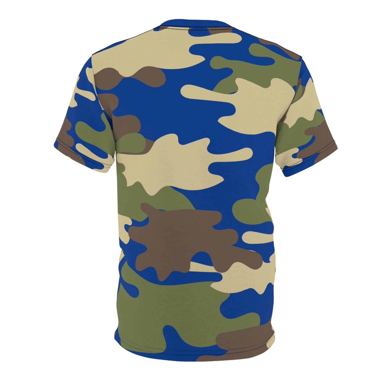 Men's Cut & Sew Tee - DBDU Camo BRN/BLU