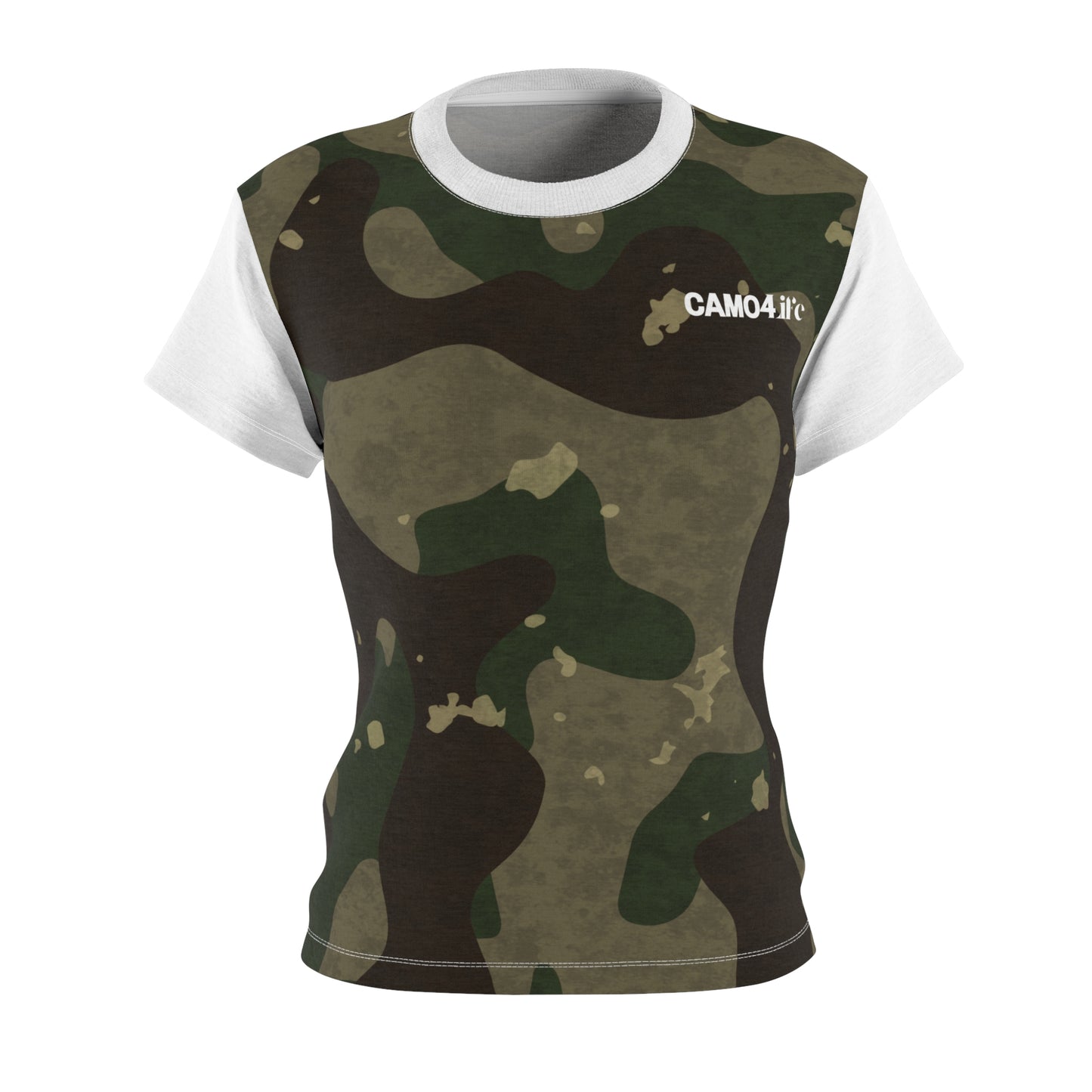 Women's Cut & Sew Tee - M81 Woodland Camo