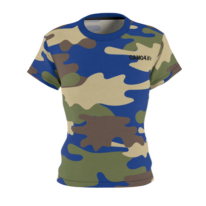 Women's Cut & Sew Tee - DBDU Camo - Opt.2 Pink