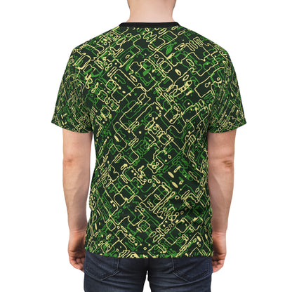 Men's Cut & Sew Tee - Circuit Board Camo