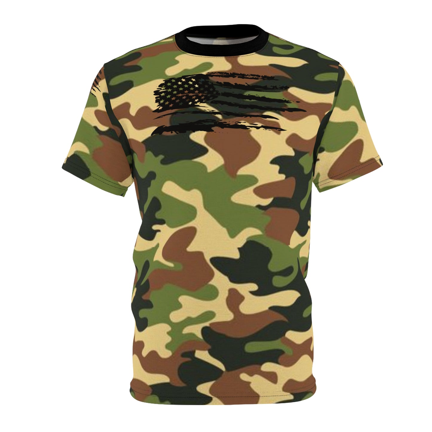 Rugged USA - Unisex Cut & Sew Tee - DPM Camo