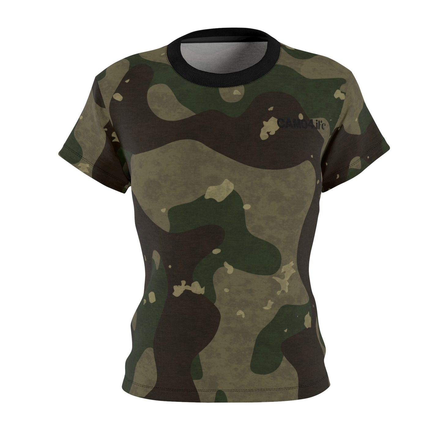 Women's Cut & Sew Tee - Duck M81 Woodland Opt.2