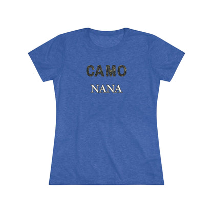 Camo Nana - Women's Triblend Tee