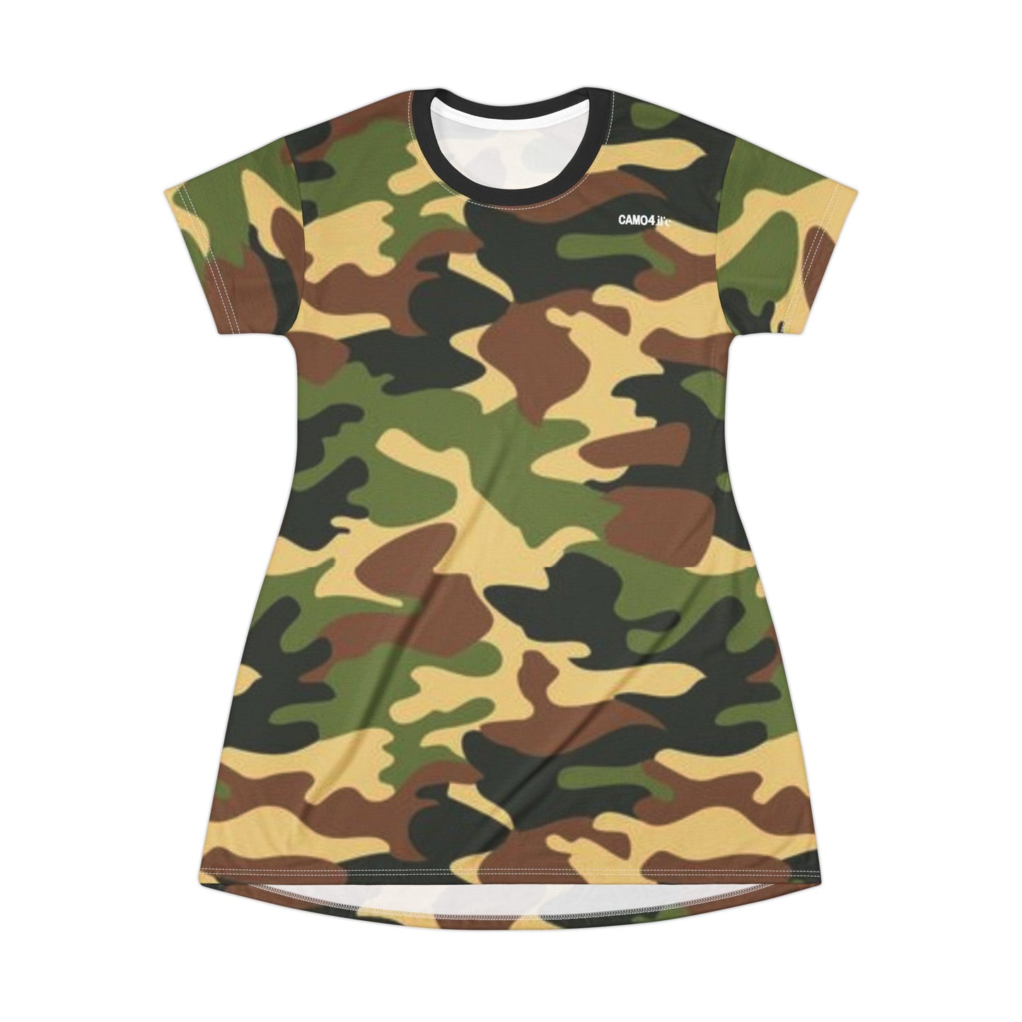 T-Shirt Dress - DPM Camo - Opt.2 Black