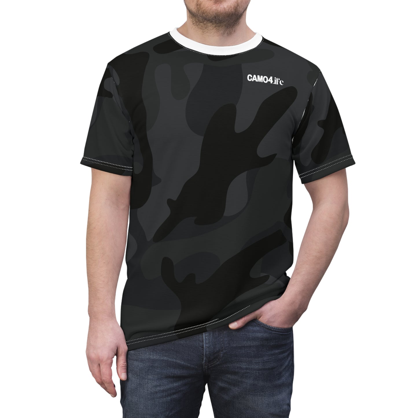 Men's Cut & Sew Tee - Urban Night Camo