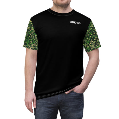 Men's Cut & Sew Tee - Circuit Board Camo Opt.3