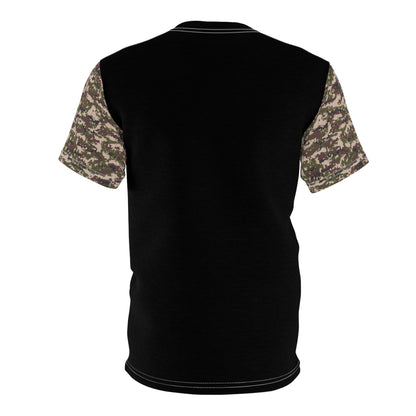 Men's Cut & Sew Tee - Digital Woodland Camo Opt.3