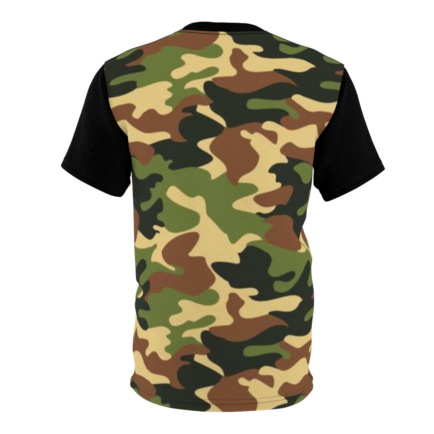 Anything Worth Having - Unisex Cut & Sew Tee - DPM Camo - BLK  Sleeves