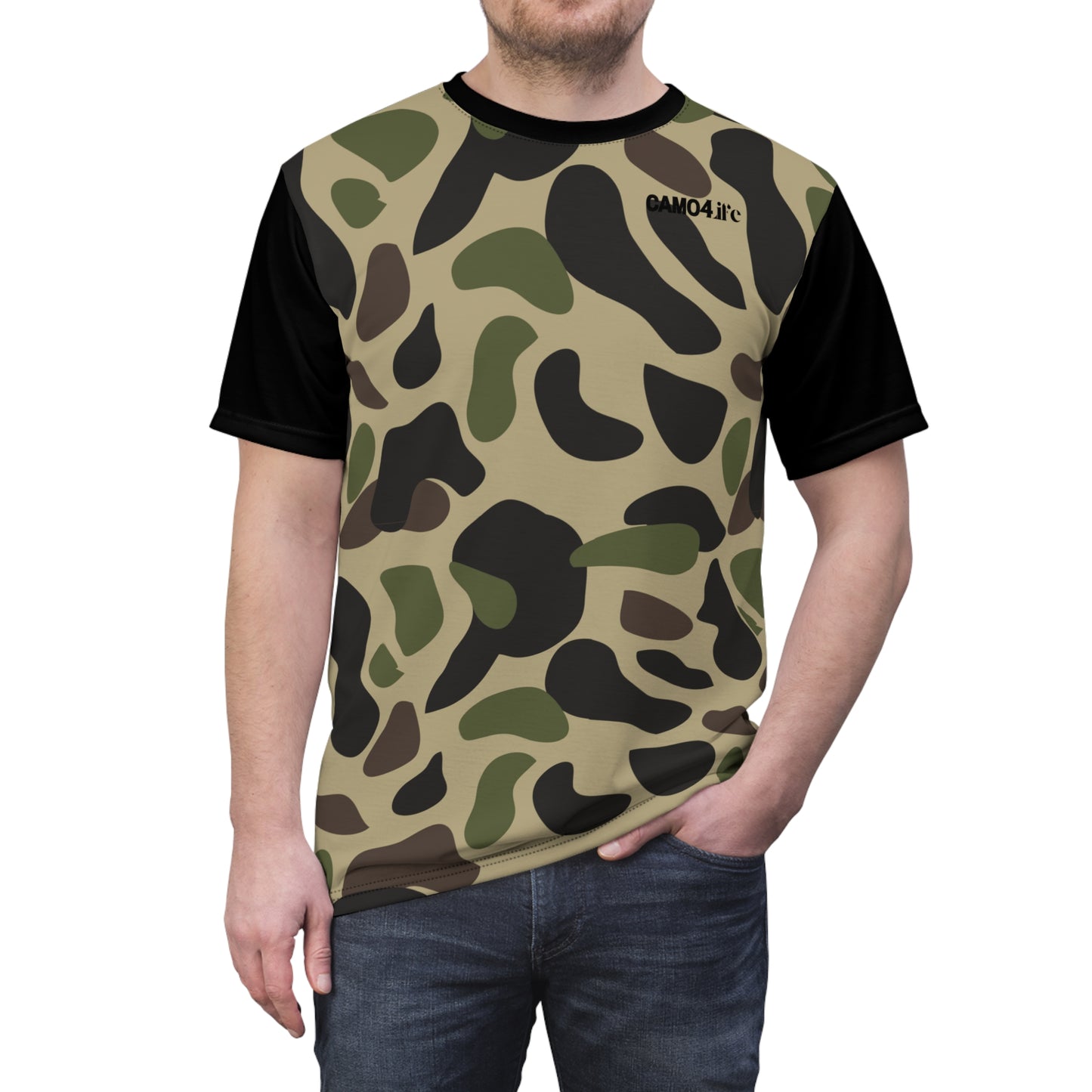 Men's Cut & Sew Tee - Duck Camo Opt.2