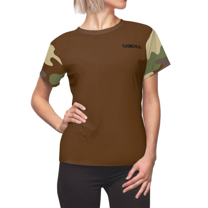 Women's Cut & Sew Tee - DBDU Camo - Opt.3 Gray