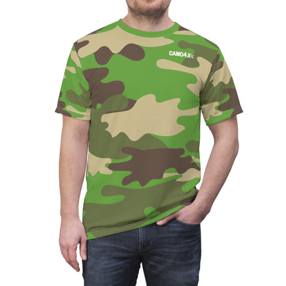 Men's Cut & Sew Tee - DBDU Camo GRN