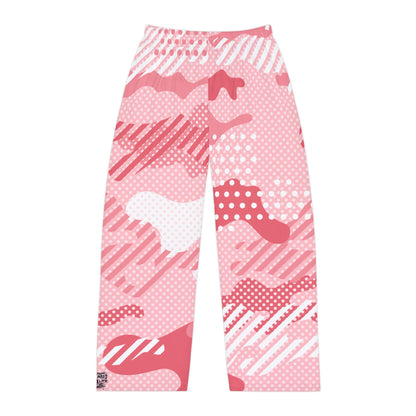 Men's Pajama Pants - Pink Pop Art Camo