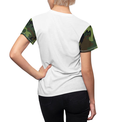 Women's Cut & Sew Tee - Woodland Camo