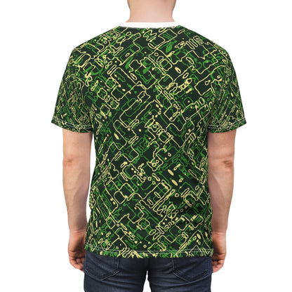 Men's Cut & Sew Tee - Circuit Board Camo