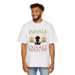 Men’s Oversized Tee – Inhale the Good Shit,
