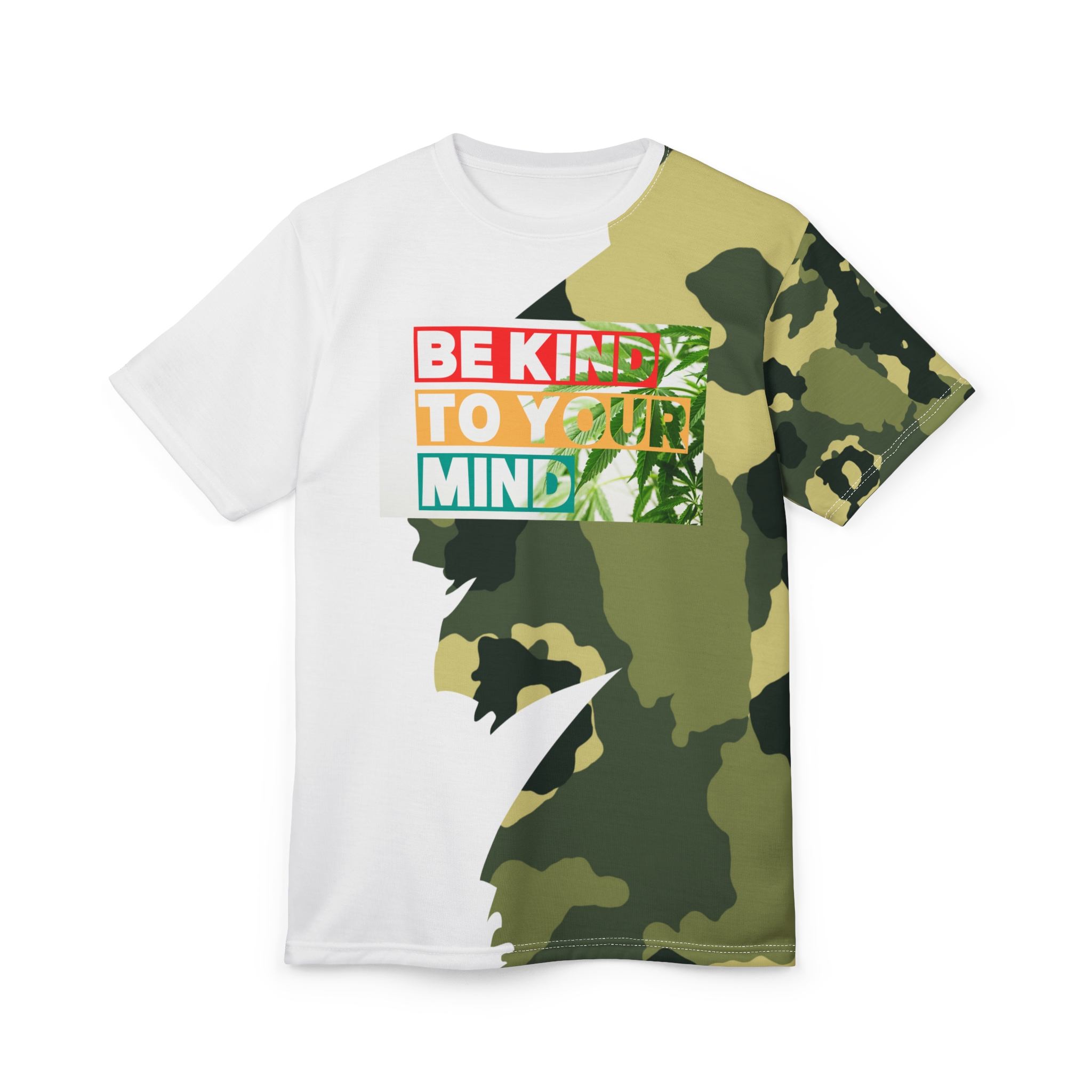 Unisex DPM Camo Tee - Be Kind To Your Mind - Image 2