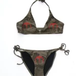 Sexy Lace-up Camouflage Bikinis