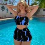 Women’s Camo Pop Art Bikini Set