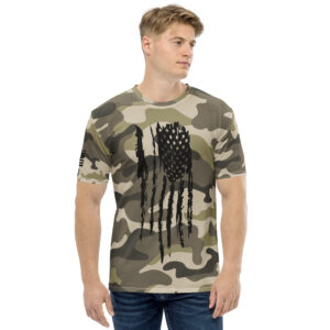 Camo Men's t-shirt - USA Flag