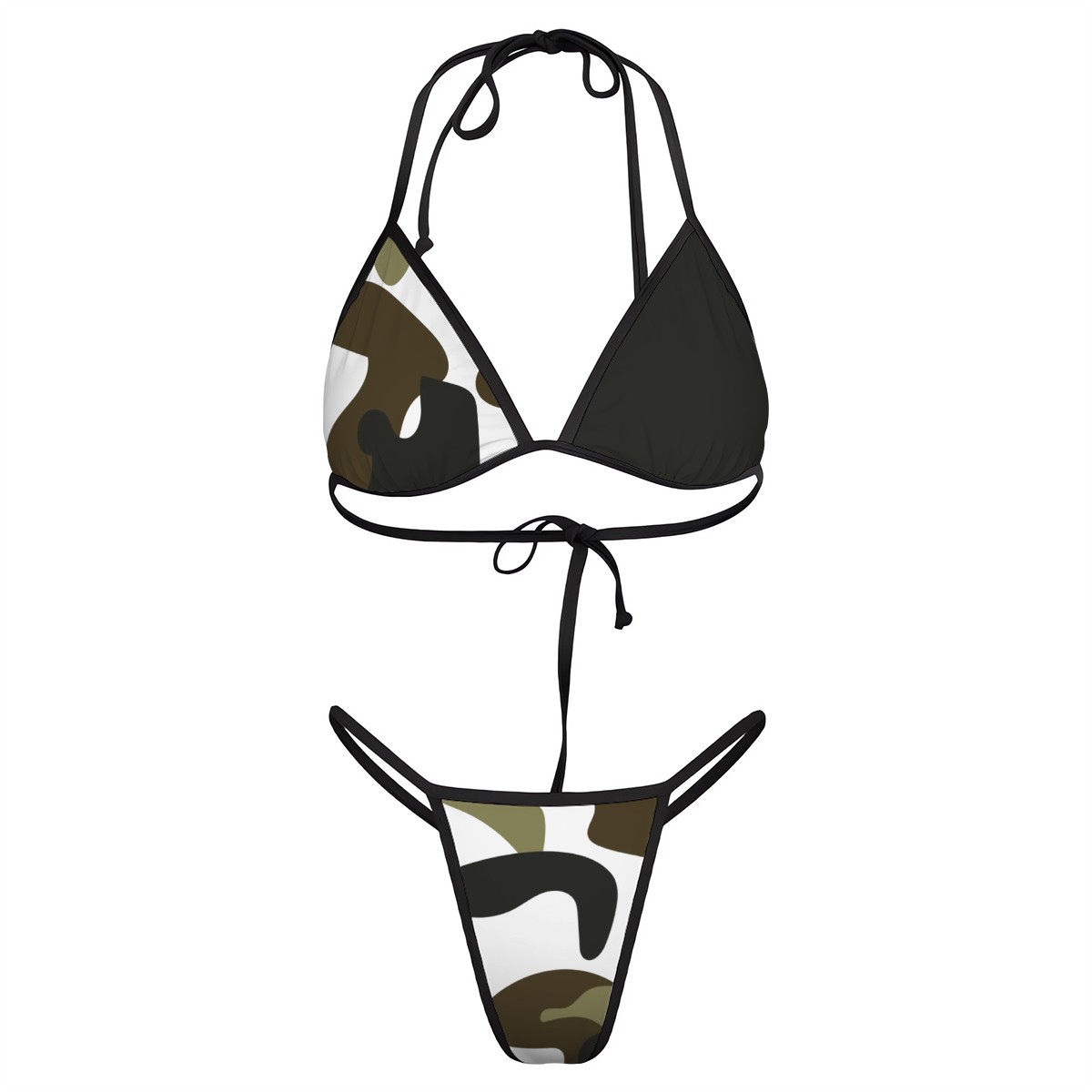 Jungle Camo Thong Bikini - Image 5