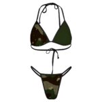 Woodland Switzerland Camo Thong Bikini