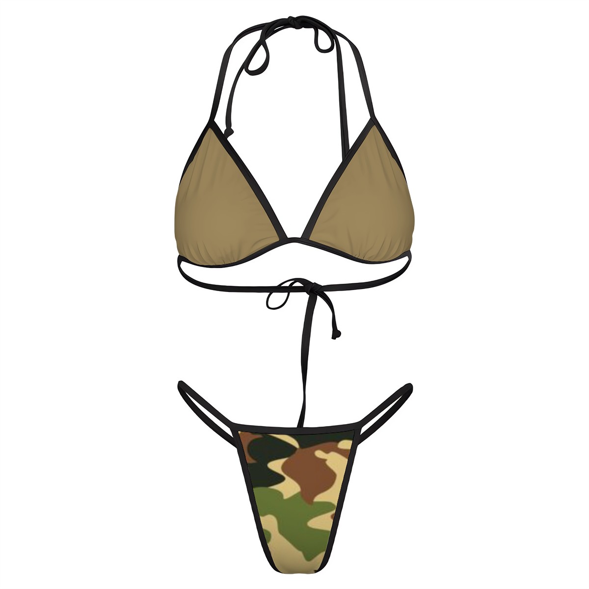 Jungle Camo Bottom - Solid Top - Image 7