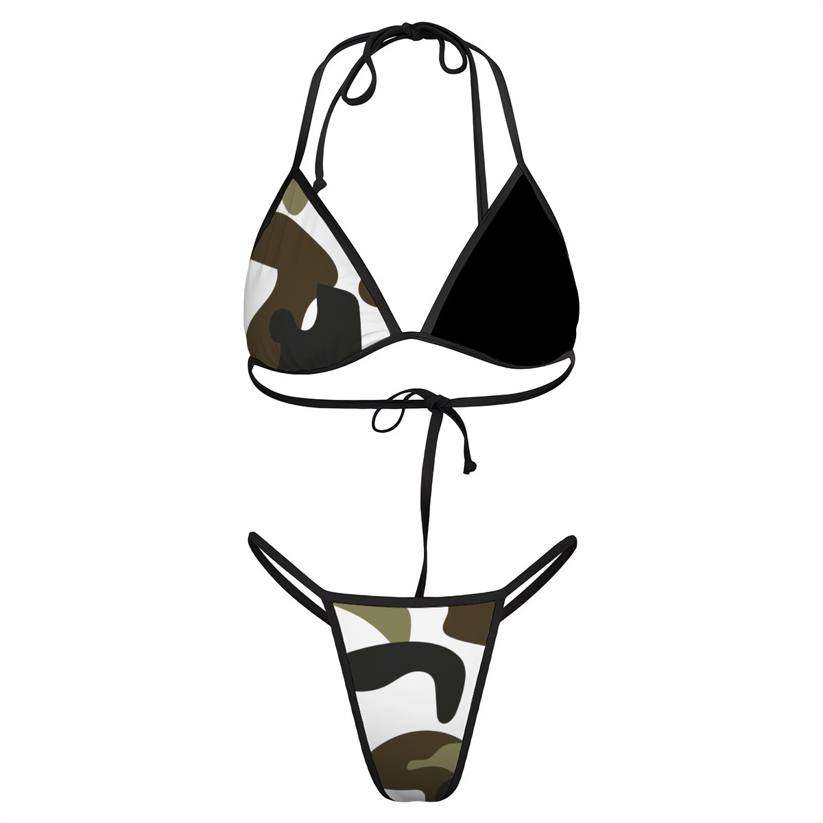 Jungle Camo Thong Bikini - Image 7