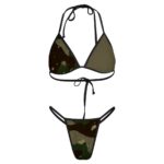 Woodland Switzerland Camo Thong Bikini