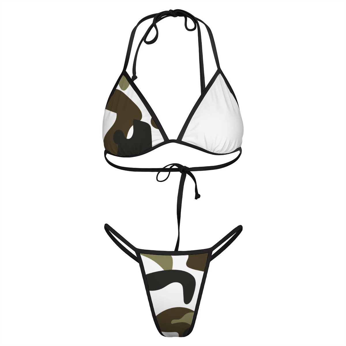 Jungle Camo Thong Bikini - Image 9