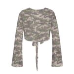 Desert Camo Swimsuit Cardigan Top