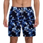 Urban Navy Camo – Men’s Swim Shorts