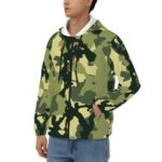 Taz 90 Camo Style – Men’s Zip-Up Hoodie
