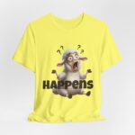 Confused Sheep Comedy Tee, Funny Animal Shirt, Gift for Pet Lovers, Quirky Humor Tee, Casual Wear for All Occasions