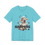 Confused Sheep Comedy Tee, Funny Animal Shirt, Gift for Pet Lovers, Quirky Humor Tee, Casual Wear for All Occasions